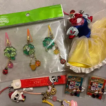 디즈니 스트랩 클로버 백설공주 핀즈 묶음 판매 레어