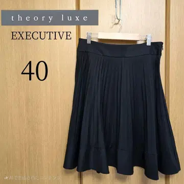 새상품급 theory luxe 에그제큐티브/울/플리츠 스커트 40