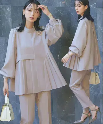 여성용 셋업 팬츠 수트