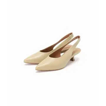 슬로브 이에나 백 슬링 펌프스 베이지
