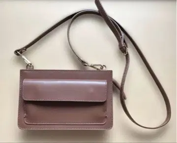 [ 마르코 비안치니 ] 브라운 가죽 숄더백