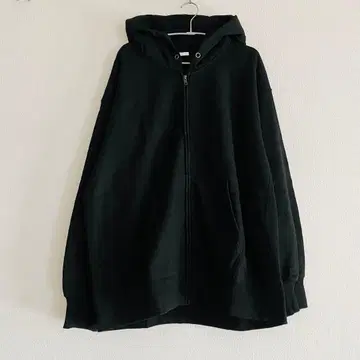 GU 헤비 웨이트 빅 맨투맨 풀 집업 후드티 Zip-up 후디