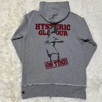 hysteric glamour girl print zip hoodie