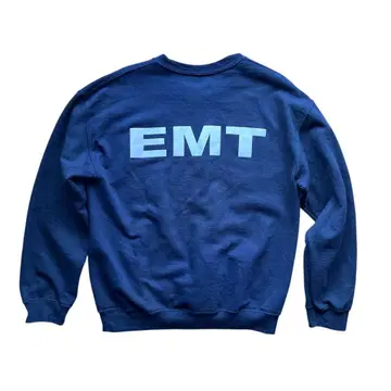 EMT 리플렉터 맨투맨 구제 의류 밀리터리