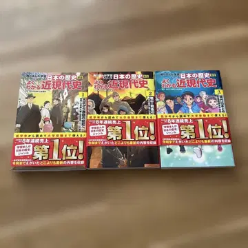 카도카와 만화 학습 시리즈 일본의 역사 근대사 1-3권 세트