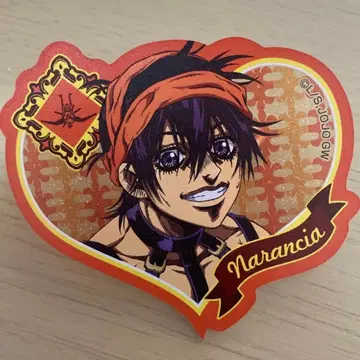 하트형 라메 아크릴 배지 나란차