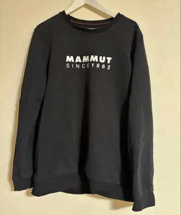 MAMMUT 스웨트 셔츠 트레이닝복 블랙