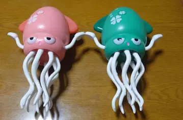 해파리형 완구 핑크와 그린 세트