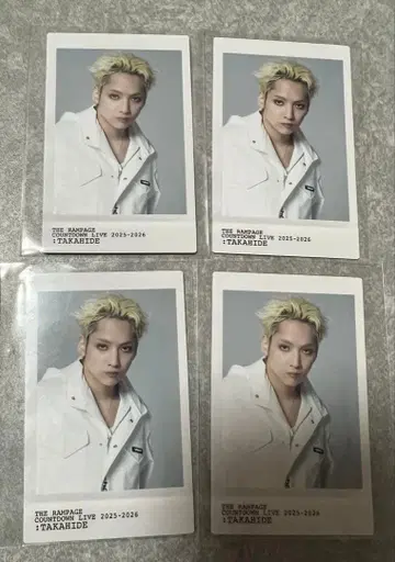 THE RAMPAGE 스즈키 타카히데 스티커 카드 4점 익명 배송