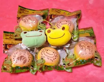 개구리 피클스 스퀴즈 쫀득쫀득 페이스 마스코트 키링 레어