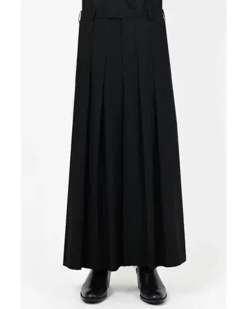 2턱 와이드 플레어 슬랙스