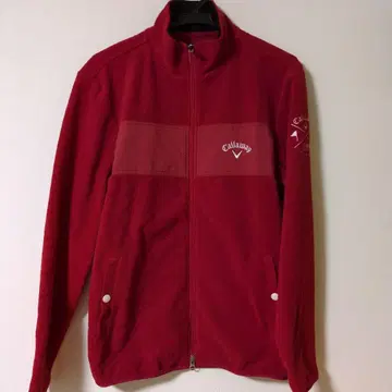 캘러웨이 빨간색 집업 자켓