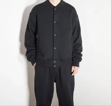 새상품 GOLD SUVIN COTTON SWEAT SNAP JACKET