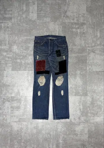 넘버나인 SSAW03 패치워크 그런지 데님 2 x 30