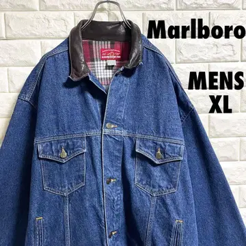 90s Marlboro 말보로 데님 자켓 남성용 XL 사이즈