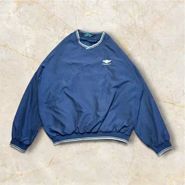 [ 새상품급 ] 90s00s 기업 자수 로고 나일론 오버 사이즈 자켓 L