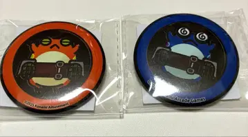 오레카 배틀 2 복권 D상 캔뱃지 개구리 2개 세트