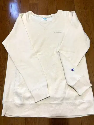 Champion 리버스 위브 현행 밝은 베이지 맨투맨 L