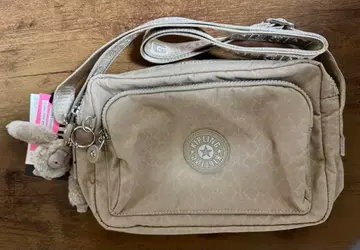 키플링 숄더백 아바누엠지퍼 글로리어스 베이지 실버 택 포함