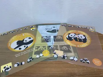 샤오샤오 레이레이 우에노 동물원 클리어 파일 세트