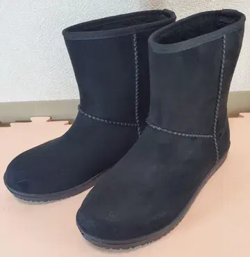 블랙 스웨이드 숏부츠 L 사이즈