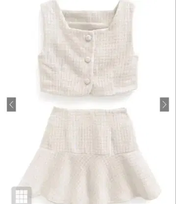 트위드 뷔스티에 x 미니 스커트 셋업[dk1255]