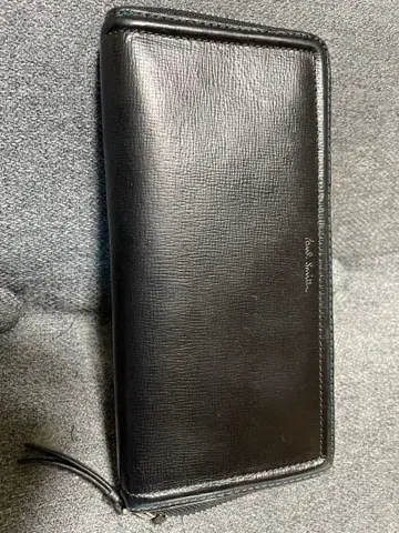 Paul Smith 블랙 가죽 장지갑 3칸막이 포함