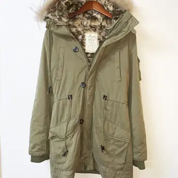 안감 인조 모피 표범 무늬 모즈 코트 레오파드 락