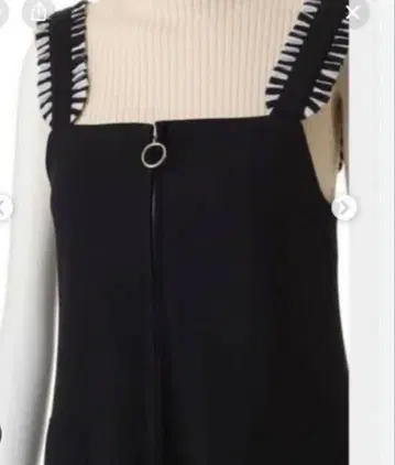 BORDERS at BALCONY 프릴 스트랩 오버롤 스커트 36