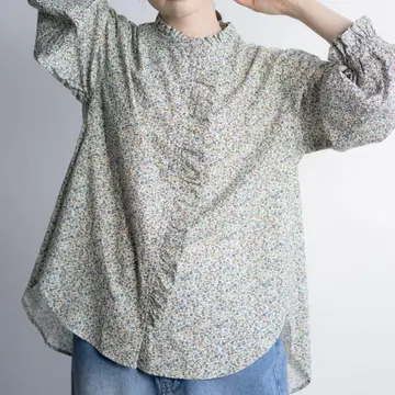 사만사 모스모스 유베시 x Samansa Mos2 프릴 블라우스