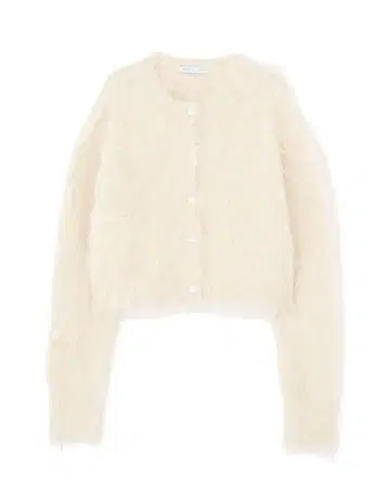 ETRE TOKYO 브러쉬드 컴팩트 니트 가디건