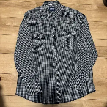 Wrangler 웨스턴 셔츠 긴팔 체크 무늬