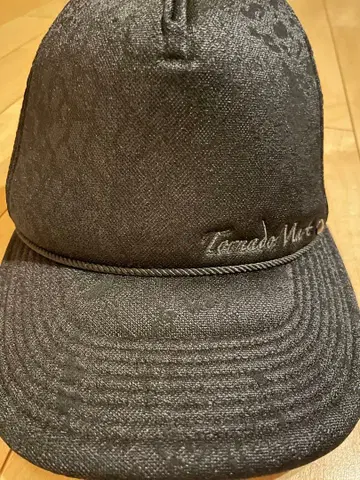 토네이도 마트 메쉬 야구 모자 블랙