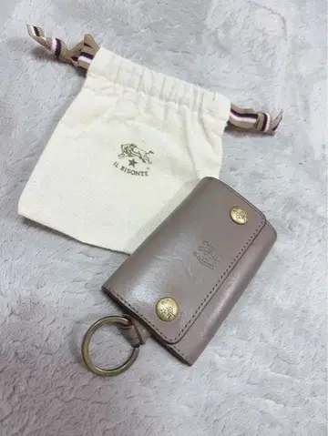 IL BISONTE 가죽 키케이스 그레이 계열 일비종떼