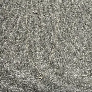 숫자 7 펜던트 목걸이 실버