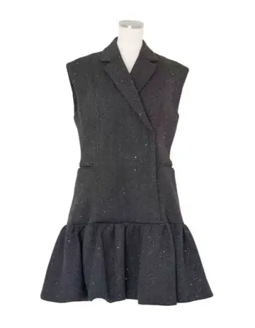 obli 라메 자켓 드레스