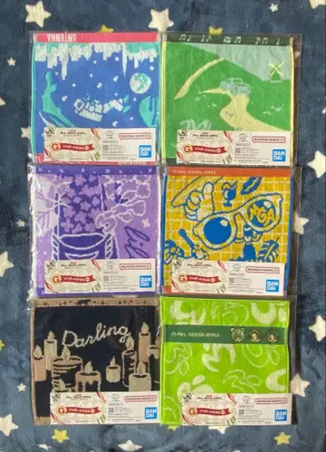 Mrs. GREEN APPLE 자카드 타월 6개 컴플리트