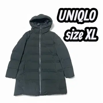 UNIQLO 유니클로 심리스 다운 자켓 XL 다크 그린