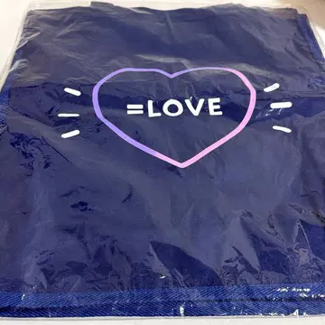 이콜럽 스퀘어 토트백 네이비 =LOVE