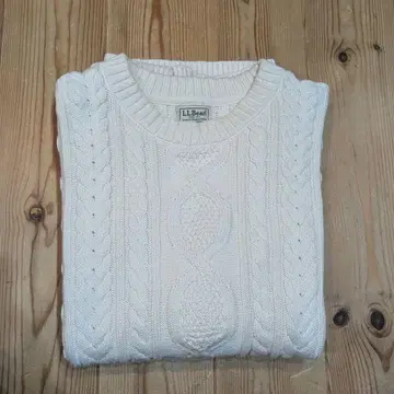 L.L.Bean 코튼 니트 케이블 니트 피셔맨