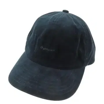 glamb Gypsylust 자수 스웨이드 로고 캡 블랙