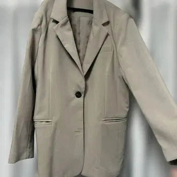 베이지 테일러드 자켓 프리 사이즈