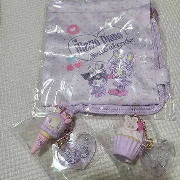 산리오 메조피아노 시크릿 참 미니 복조리 베리에 쿠로미