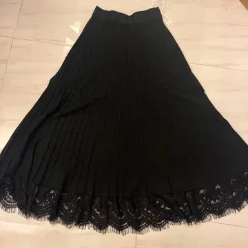 레지나리스레 니트 플리츠 스커트 새상품