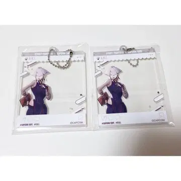 [ 새상품 ] 스트6 A.K.I. 아크링 키링 2개 세트 캡콤 카페