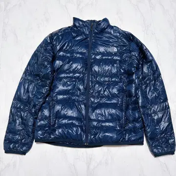 새상품급 L 사이즈 THE NORTH FACE 네이비 라이트 히트 다운