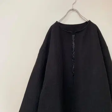 [ 새상품급 ] 코트 롱 퀼팅 방한 노카라 심플 깔끔함