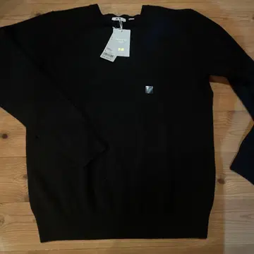 UNIQLO 캐시미어 100% 블랙 니트 스웨터 L