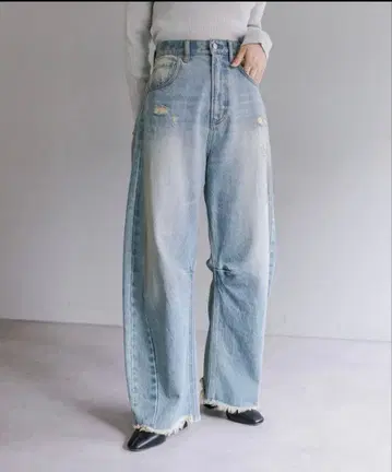 mystic 커브 데님 사이즈 2