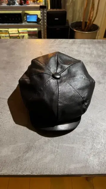 NEWYORKHAT 뉴욕햇 빅애플 가죽 헌팅 캡